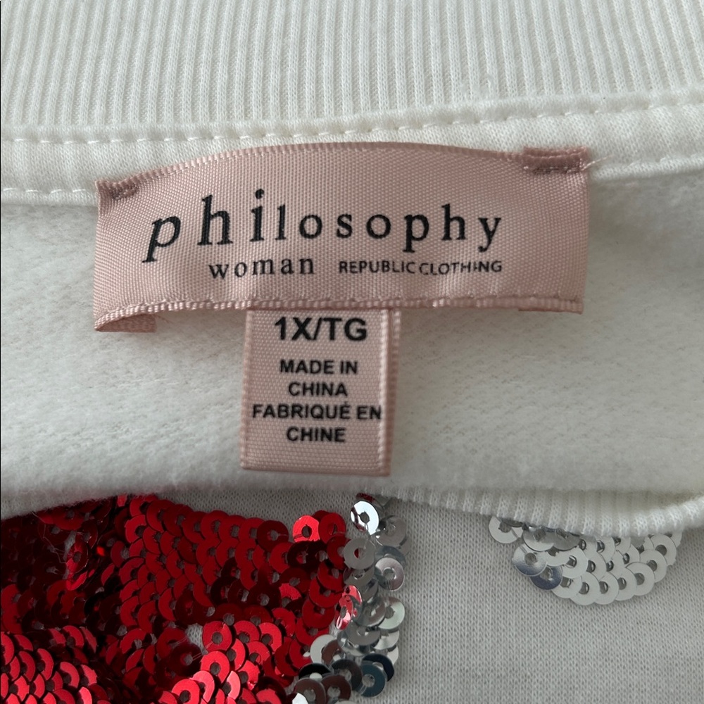 Philosophy Santa Hat/Wine Sweatshirt - Picture 6 of 7